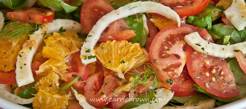 Orange, Fennel and Tomato Salad