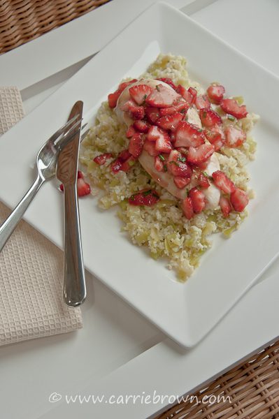 Pan-fried Chicken with Strawberry Salsa | Carrie Brown