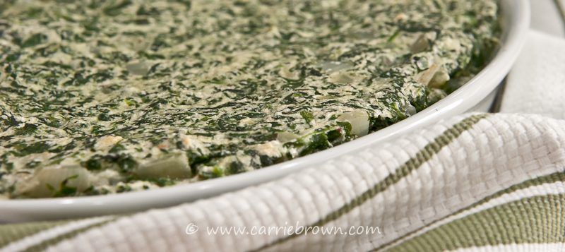 Baked Creamed Spinach | Carrie Brown